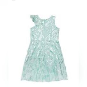 Marchesa NotteLittle Girl's & Girl's Sleeveless Metallic Jacquard Dress
